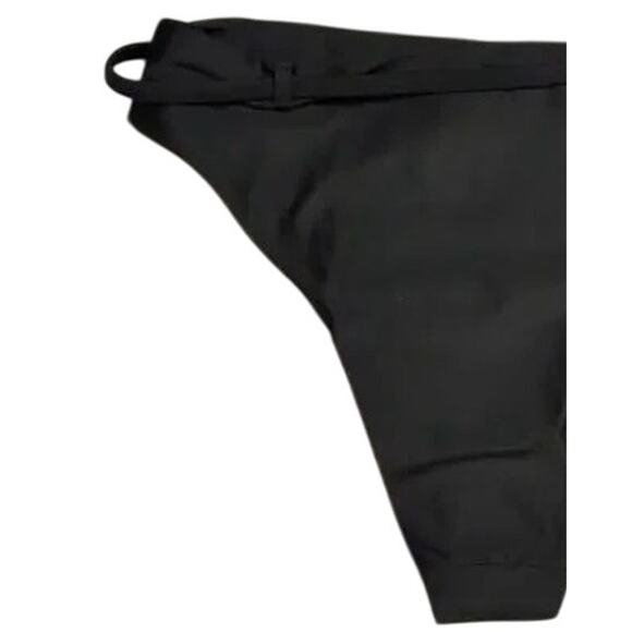 NWT Andie The Riviera Bottom Belted High Waisted Medium Coverage Leg Cut S Black - Picture 11 of 15